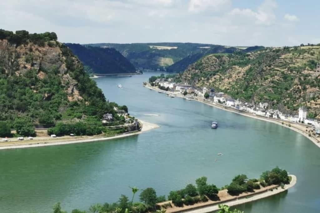 Wohnen Am Schoenen Mittelrhein Weltkulturerbe Oberwesel Bagian luar foto