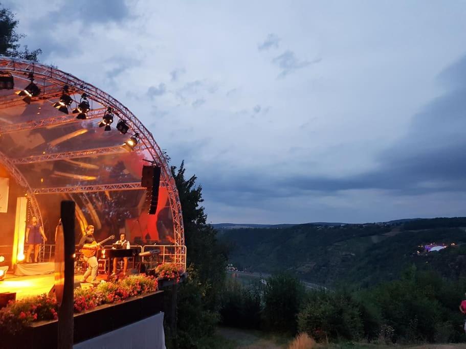 Wohnen Am Schoenen Mittelrhein Weltkulturerbe Oberwesel Bagian luar foto